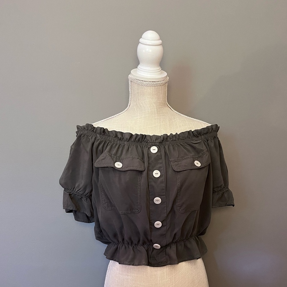 Ruffle Crop Top